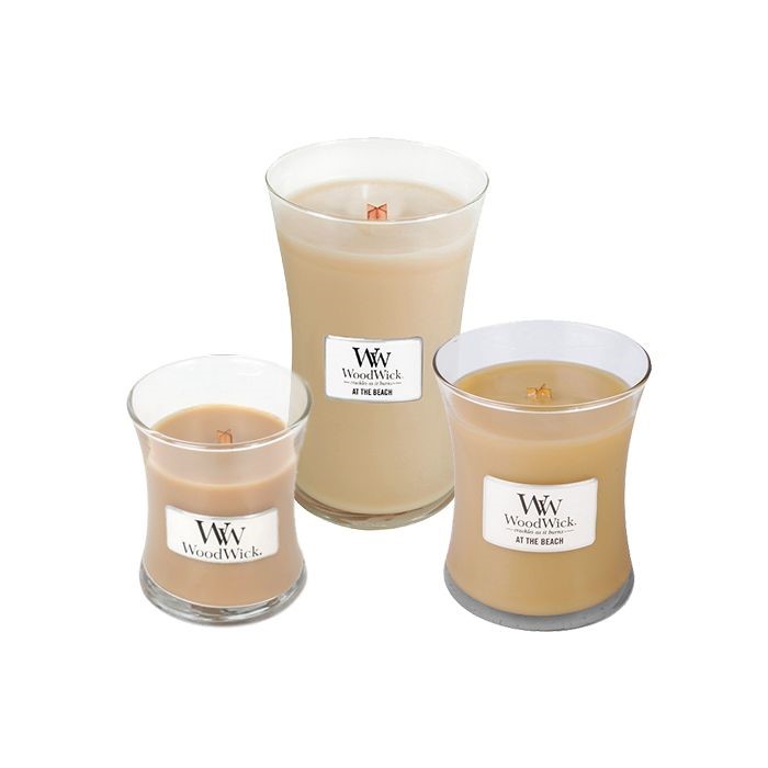 At The Beach scented Woodwick Candle